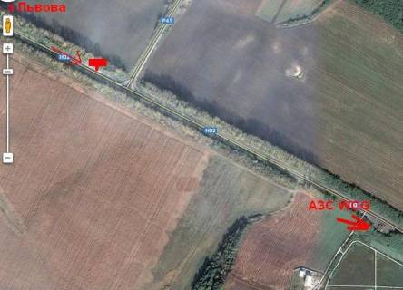 Билборд A в Тернопільських трасах, 3х6  Львівська траса 4 Б (в місто) схема