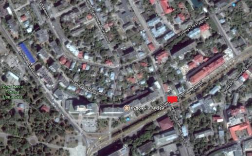 Билборд B в Тернополе, 3х6  вул. Крушельницької схема