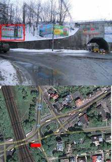 Билборд A в Тернополе, 3х6  вул. Вояків Дивізіі Галичина на підйомі (зправ) фото 1