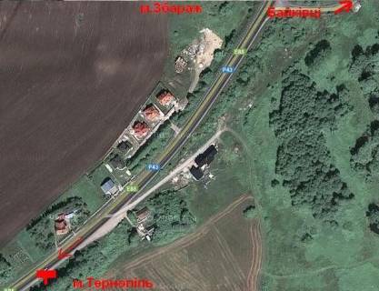 Билборд B в Тернопільських трасах, 3х6  Кременецька траса 6 Б (в місто) схема