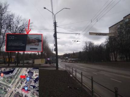 Білборд, Бігборд (Борд)  B у Тернополі, 3х6  вул. 15 Квітня - зупинка "Старе сільпо" (зправа) Фото 1