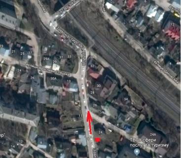 Білборд, Бігборд (Борд)  A у Тернополі, 3х6  вул. Замонастирська - від рогатки схема