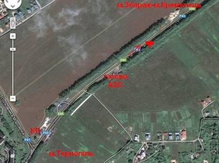 Билборд A в Тернопільських трасах, 3х6  Кременецька траса 4 А (з міста) схема