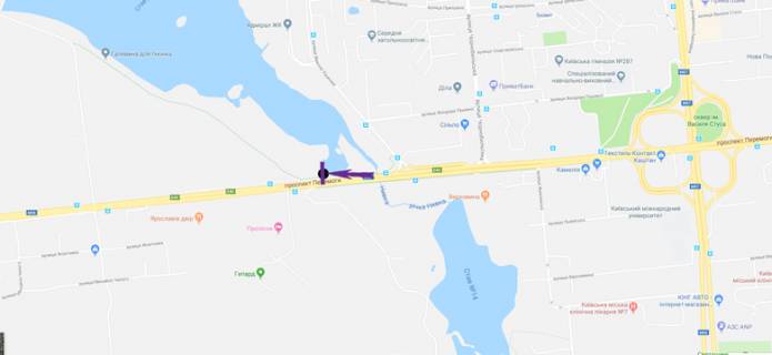 Призма A в Киеве пр. Перемоги, пейнтбольний клуб Гепард - 299111 схема