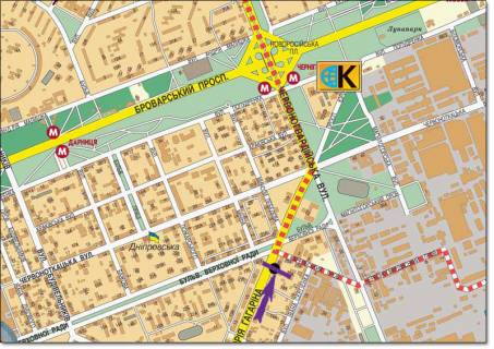 Призма A в Киеве вул. Юрія Гагаріна, 20 - 298954 схема