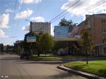 Билборд  в Кропивницкий (Кировоград) ул 50 лет Октября - ул Комарова фото 1