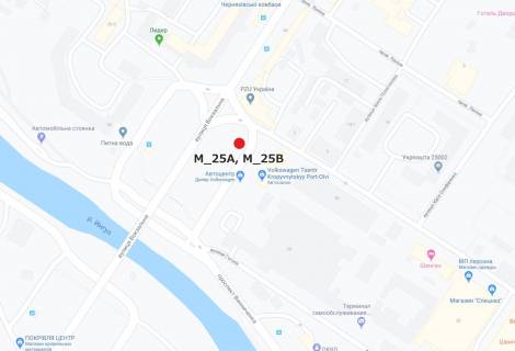 Білборд, Бігборд (Борд)  B у Кропивницький (Кіровоград) вул. Гоголя - вул. В.Чмиленка схема