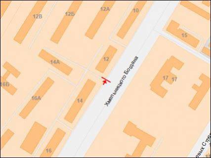 Билборд B в Днепр (Днепропетровск), 3х6  Богдана Хмельницького пр., 12 схема