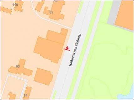 Призма A в Днепр (Днепропетровск), 3х6  Набережна Перемоги вул., 86, з центру - 218256 схема