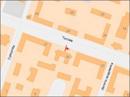 Призма B в Днепр (Днепропетровск), 3х6  Незалежності (Титова) вул., 25, к Зимівницька (колишня Адмірала Макарова) вул. - 8439 схема