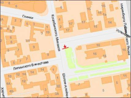 Скроллер B в Днепр (Днепропетровск), 3,14х2,32  Коцюбинського вул. - Успенська пл., з'їзд з мосту Центрального - 218396 схема