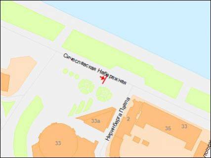 Призматрон, Призма A у Дніпро (Дніпропетровськ), 3х6  Січеславська Набережна вул., 33а - Нірінберга вул., Цирк, з центру - 218244 схема