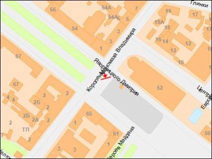 Скроллер A в Днепр (Днепропетровск), 3,14х2,32  Яворницького пр. - Мономаха вул. - 218302 схема