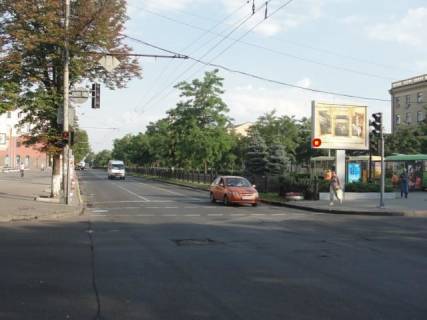Бэклайт A в Днепр (Днепропетровск), 3,14х2,32  Яворницького пр. - Воскресенська вул. фото 1