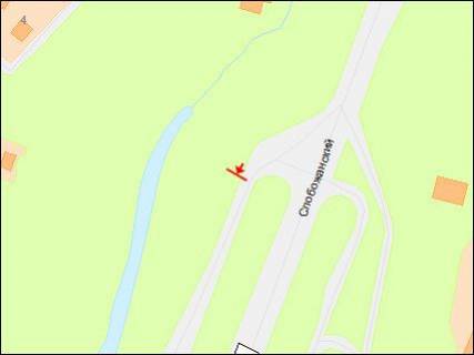 Білборд, Бігборд (Борд)  A у Дніпро (Дніпропетровськ), 3х6  Слобожанський ін., В'їзд з Малиновського вул., Біля супермаркету "Fozzy", з центру схема