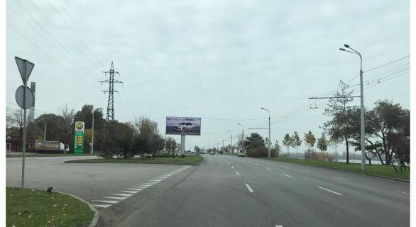 Бэклайт A в Днепр (Днепропетровск), 4х8  Січеславська Набережна вул., 3д, Амурський міст, з центру фото 1
