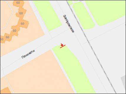 Бэклайт A в Днепр (Днепропетровск), 4х8  Запорізьке шосе, 60 - Панікахи вул. схема