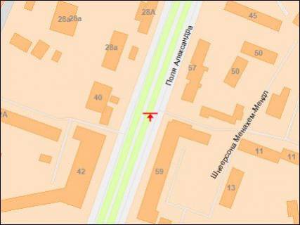 Білборд, Бігборд (Борд)  Р/П у Дніпро (Дніпропетровськ), 3х6  Поля ін., 59, в центр схема