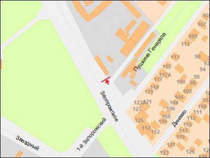 Призма A в Днепр (Днепропетровск), 3х6  Запорізьке шосе - Генерала Пушкіна вул., в сторону  Хмельницького пр. - 218196 схема