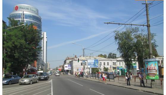 Скроллер  в Днепр (Днепропетровск), 3,14х2,32  Коцюбинського вул. - Успенська пл., в'їзд на міст Центральний - 218392 фото 1