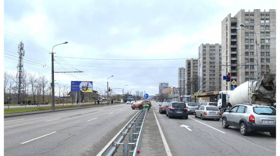Билборд B в Днепр (Днепропетровск), 3,2х6,2  Набережна Перемоги вул., 44, з центру фото 1