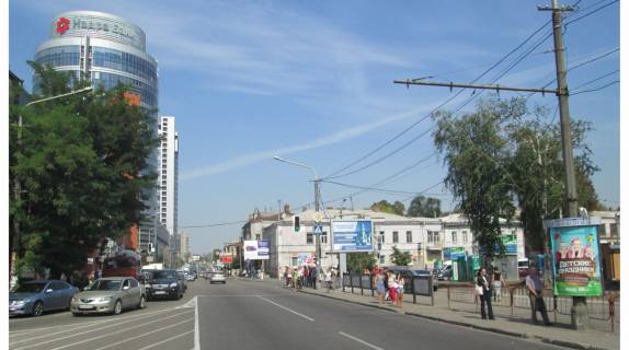 Скролер, Скрол B у Дніпро (Дніпропетровськ), 3,14х2,32  Коцюбинського вул. - Успенська пл., В'їзд на міст Центральний - 218389 Фото 1