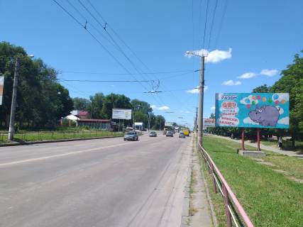 Билборд A в Кропивницкий (Кировоград) ул. Е. Тельнова (пр.Правды), меб. салон БРВ, АТБ, парк фото 1