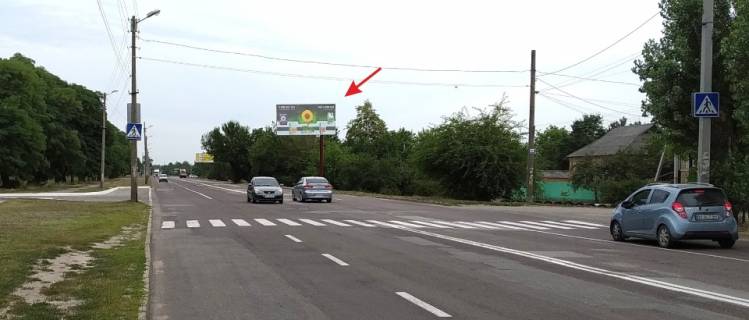 Білборд, Бігборд (Борд)  A у Кропивницький (Кіровоград), 3х6  вул Холодноярська в'їзд з Києва Фото 1