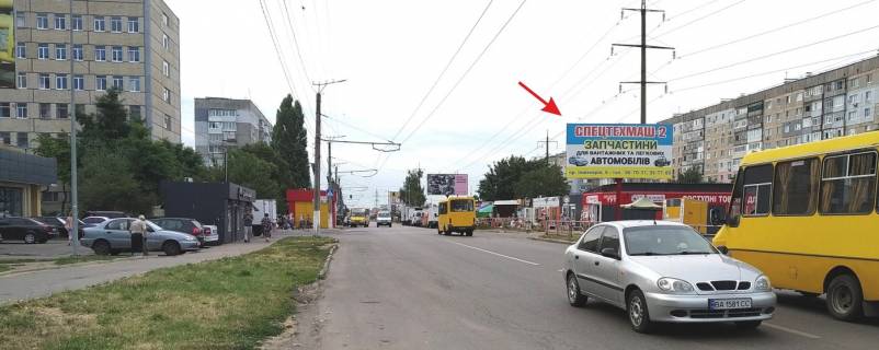 Білборд, Бігборд (Борд)  A у Кропивницький (Кіровоград) вул. Незалежності (Попова), супермаркет АТБ, аптека Фото 1