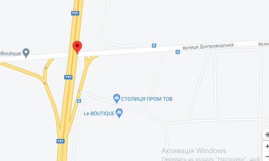 Нестандарт A в Киеве, 2х16  Р 69 Траса Вишгород - Київ - вул. Дніпровська, велика транспортна розвязка в напрямку Мінського пр., напрямок  в Київ схема