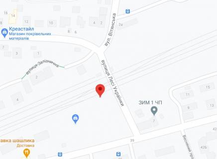 Билборд A в Вишневое, 3х6  м. Вишневе, вул. Чорновола-1 (жд переїзд)- другий від переїду з правої сторони схема