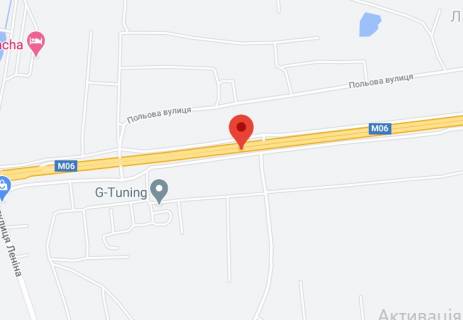 Нестандарт A у , , 2х16  М-06 Житомирська траса 34+320 км від КПП. Одинадцятий від Києва, с. Любимівка (Бузова), зупинка, напрямок - в Київ схема