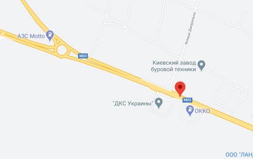 Нестандарт A у Іванків, 2х16  М-03 траса Київ-Харків 45+300 км, Перший від Борисполя, с. Іванків, зупинка, АЗС Веста, АЗС ОККО , гол. офіс DKC, напрямок - в Київ схема