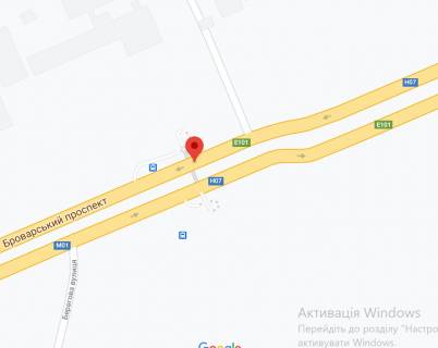 Нестандарт A в Киеве, 2х8  пр. Броварський в напрямку м. Київ, 44а схема