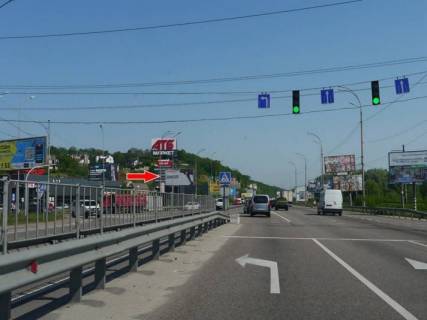 Білборд, Бігборд (Борд)  B у , Лісники (Лісники), 3х6  с. Лісникі, Новообухівське шосе / вул. Ватутіна, 168 на світлофорі (біля АТБ  199) в напрямку Києва Фото 1