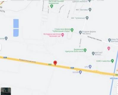 Билборд A в Горе, 3х6  Бориспільське шосе, напрямок в Київ схема