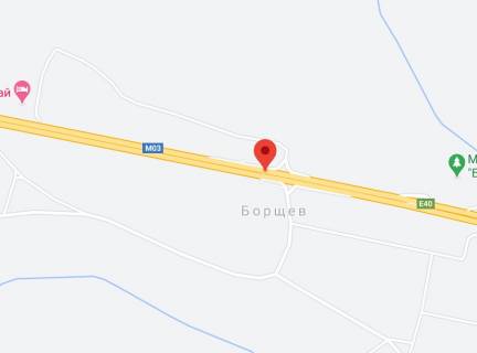 Нестандарт A у Київських трасах, 2х16  М-03 траса Київ-Харків 69+130 км від КПП. Четвертий від Борисполя, поворот на Борщів, Гот.-рест. Комплекс Водограй, Магазин, напрямок - в Київ схема