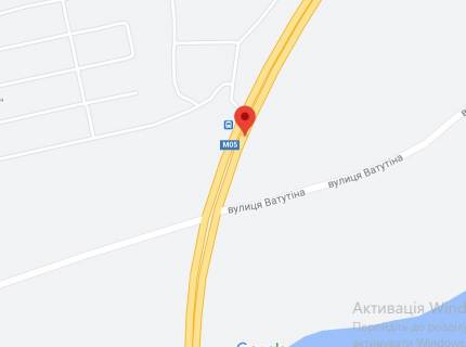 Нестандарт A у Київських трасах, 2х16  М-05 Одеська тр. 39+350 км (Гарант) км від КПП. Девятий від Києва - поворот на с. Хленча, озера Хленча, зупинка, поворот на Рибгосп, в напрямку Києва схема