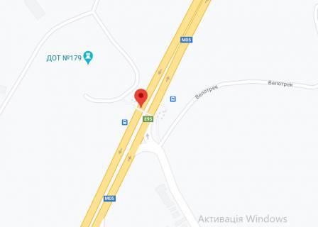 Нестандарт A в с. Вита-Почтовая, 2х16  М-05 Одеська тр. 19+100 км від КПП. Пятий від Києва - с. Віта-Поштова, с.Круглик, зупинка, з Києва схема