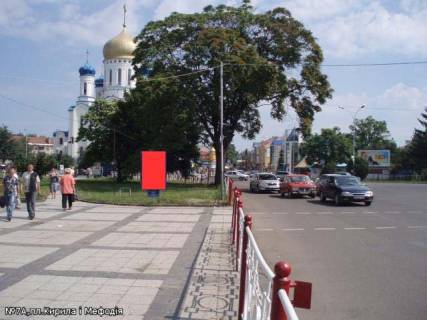 Ситилайт A в Ужгороде пл.Кирила і Мефодія(ТЦ Україна), пішохід.перехід, автоб.зупинка, напр.-пр.Свободи фото 1