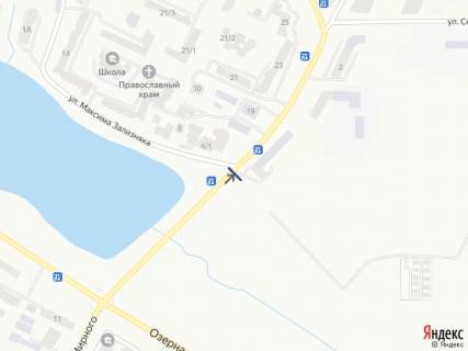 Билборд A в Хмельницком, 6х3  вул. П. Мирного - Кармелюка (коло) схема