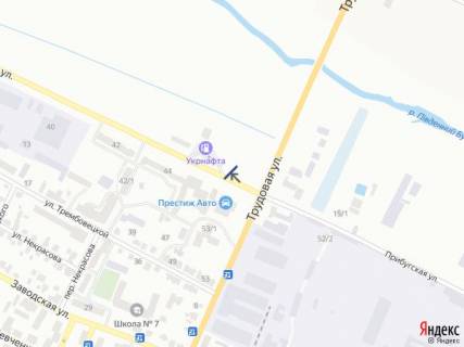 Билборд A в Хмельницком, 6х3  вул. Прибузька (Трудова) схема