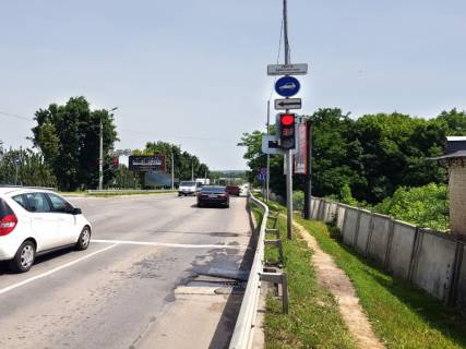 Білборд, Бігборд (Борд)  B у Хмельницькому, 6х3  вул.Толстого - вул.Грушевського (зі сторони КПП). неподалік: велика стоянка (від центру) Фото 1