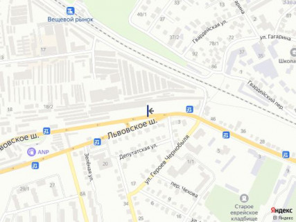 Билборд A в Хмельницком, 6х3  вул. Львівське шосе схема