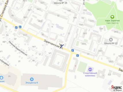 Билборд B в Хмельницком, 6х3  вул. Зарічанська-34(Сільпо) схема