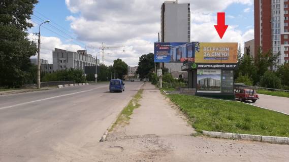 Билборд A в Хмельницком, 6х3  вул.Проскурівського підпілля (МВС) фото 1