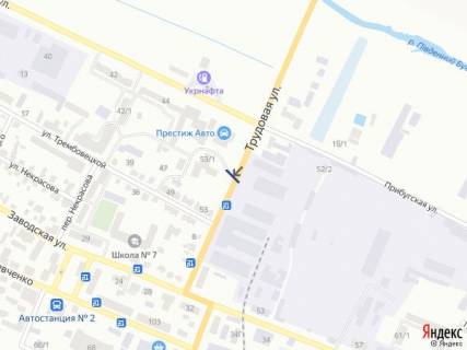 Билборд A в Хмельницком, 6х3  вул Трудова (автосалон) схема