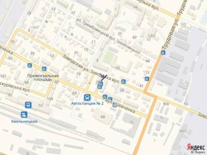 Билборд A в Хмельницком, 6х3  Пр.Миру 72 схема