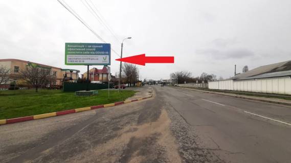 Білборд, Бігборд (Борд)  B у Хмельницькому, 6х3  вул. Купріна (поворот на Дубовский ринок) Фото 1