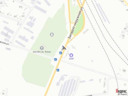 Билборд B в Хмельницком, 6х3  вул. Західно-Окружна схема